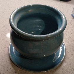 Handmade ceramic plant pot