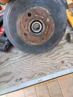 Rotor with wheel bearing