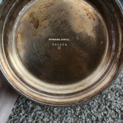 Antique silver bowl