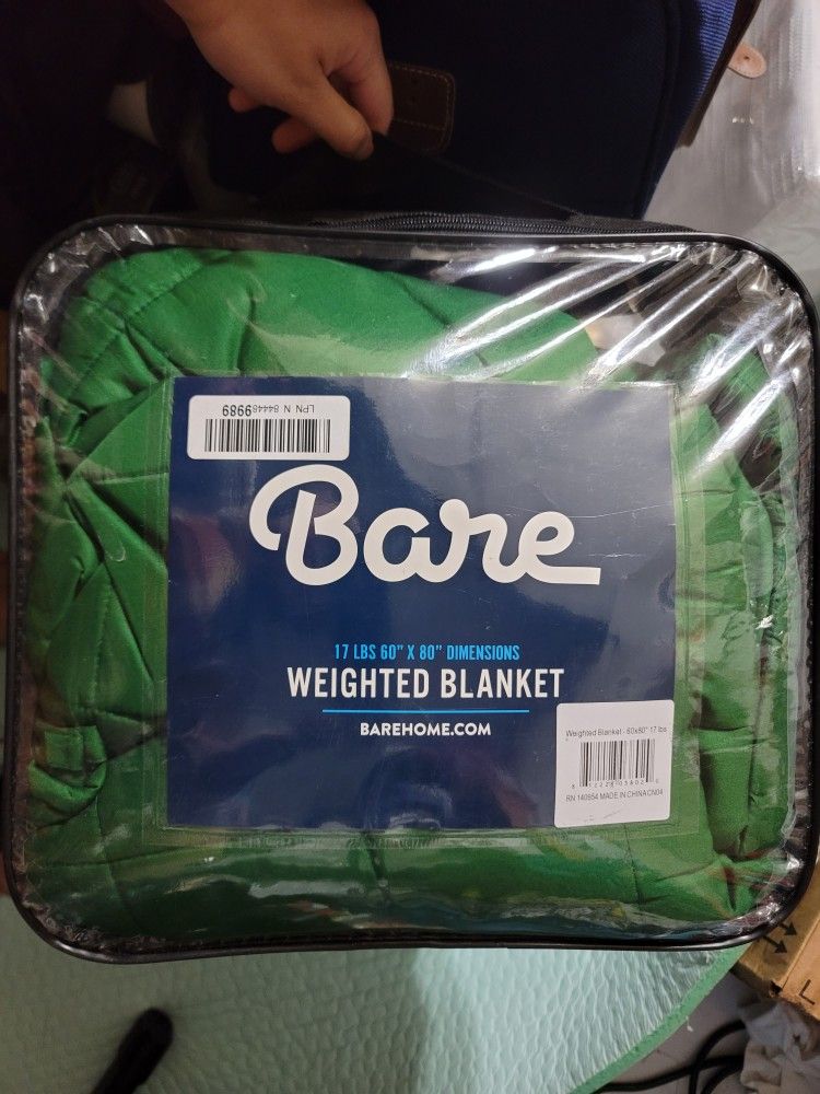 Bare Weighted Blanket Brand New 60"x80"- 17lbs