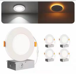 4 in. Adjustable Canless LED Recessed with Night Light mode