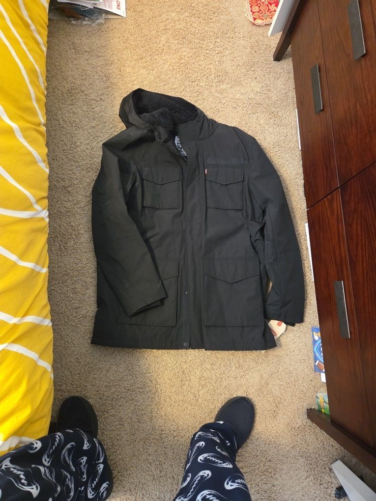 Levi's
Men's 4-Pocket Black (XL) Jacket with Fleece Lining
