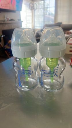 Dr. Brown glass bottles