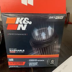 K&N Air Filter Dry Glow
