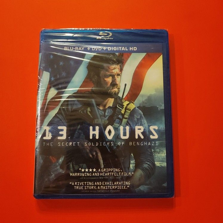 $8 13 HOURS THE SECRET SOLDIERS OF BENGHAZI. BLU RAY NEW IN PACKAGE WITH DIGITAL CODE $8