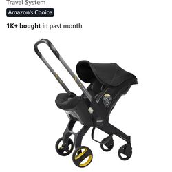 Doona Car Seat & Stroller, Nitro Black - All-in-One Travel System