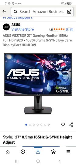 Asus G-Sync Gaming Monitor