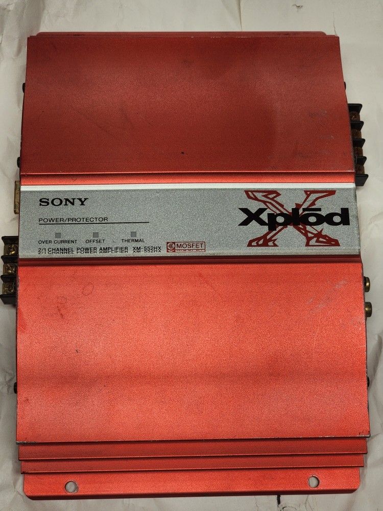 SONY OLD SCHOOL CAR AMPLIFIER