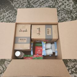 New in Box Christmas Party Pack 
200+ Cups/Lids/Sleeves/Straws/Napkins