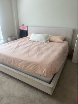 Queen Bed Set ( Mattress and Box Spring Included)