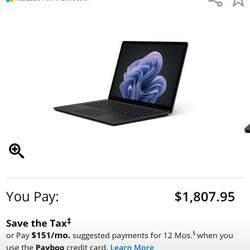 Surface Laptop Unlocked Works Perfectly 