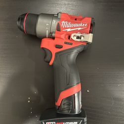 M12 FUEL 12V Lithium-Ion Brushless Cordless 1/2 in. Hammer Drill (TOOL AND BATTERY)