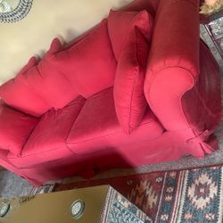 Gorgeous red sofa