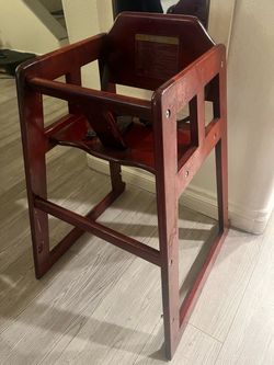 Wooden Baby High Chair