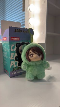 Jujutsu Kaisen Shoko Ieiri Cat Ear Plush Keychain - Like New