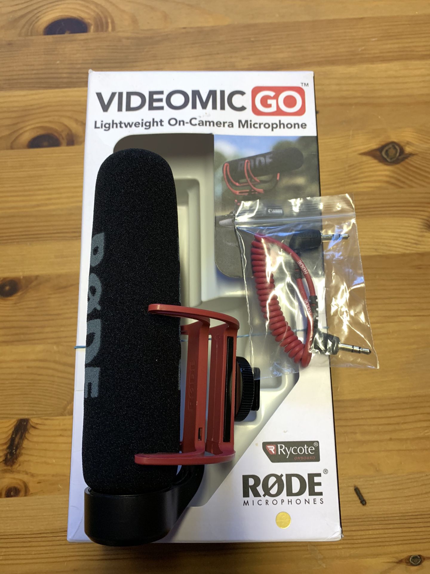 Rode Video mic Go/New Never used.