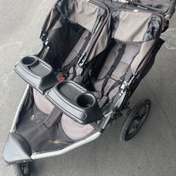 Double Bob Stroller with attachments 