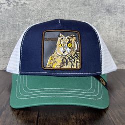 Goorin Bros The Farm Animal Superb Hoot Owl Trucker Hat Exclusive Limited Holo Tags Labels New