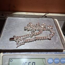156g Silver Chain 