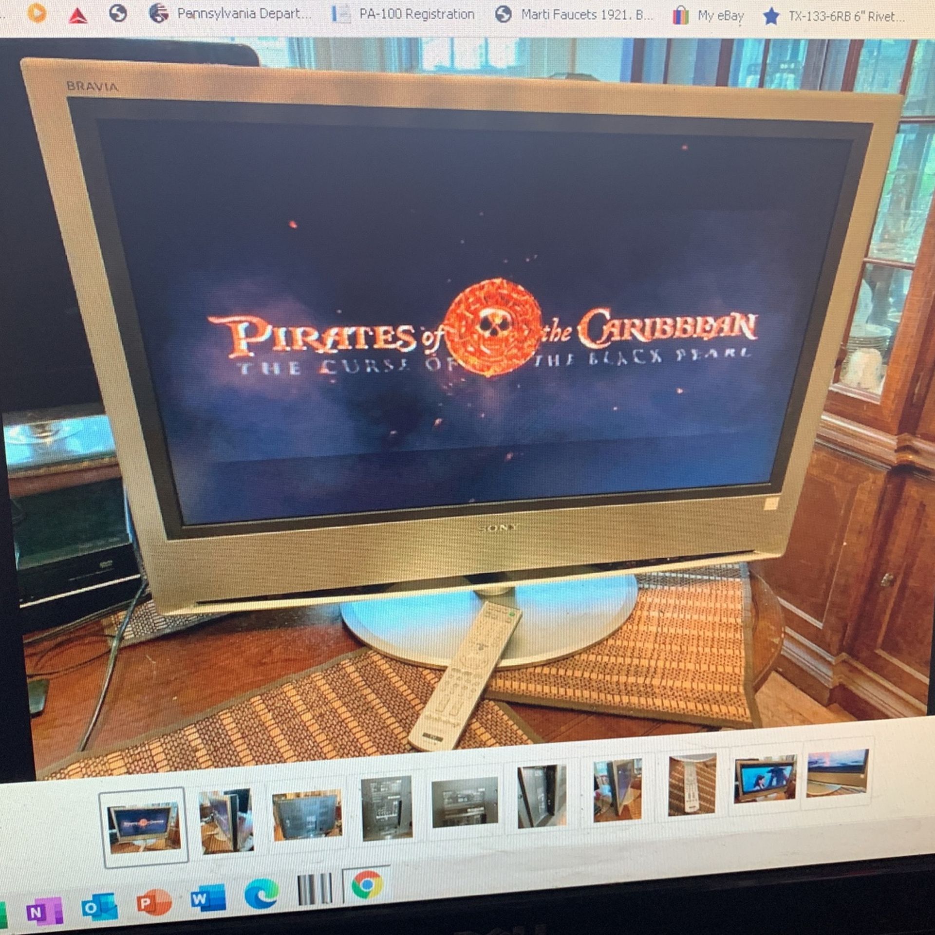 Sony Bravia KLV-32A10 32” LCD TV Flat Screen With Remote