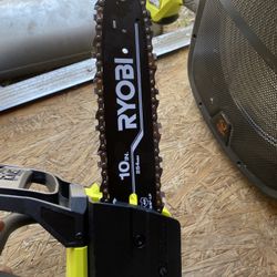 Ryobi Chainsaw Motosierra No Batery