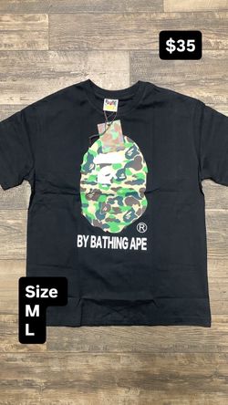 BAPE By Bathing Ape Black Graphic T-Shirt size L