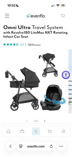 Evenflo rotating car seat & stroller