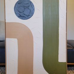 Abstract Textured Wall Art
