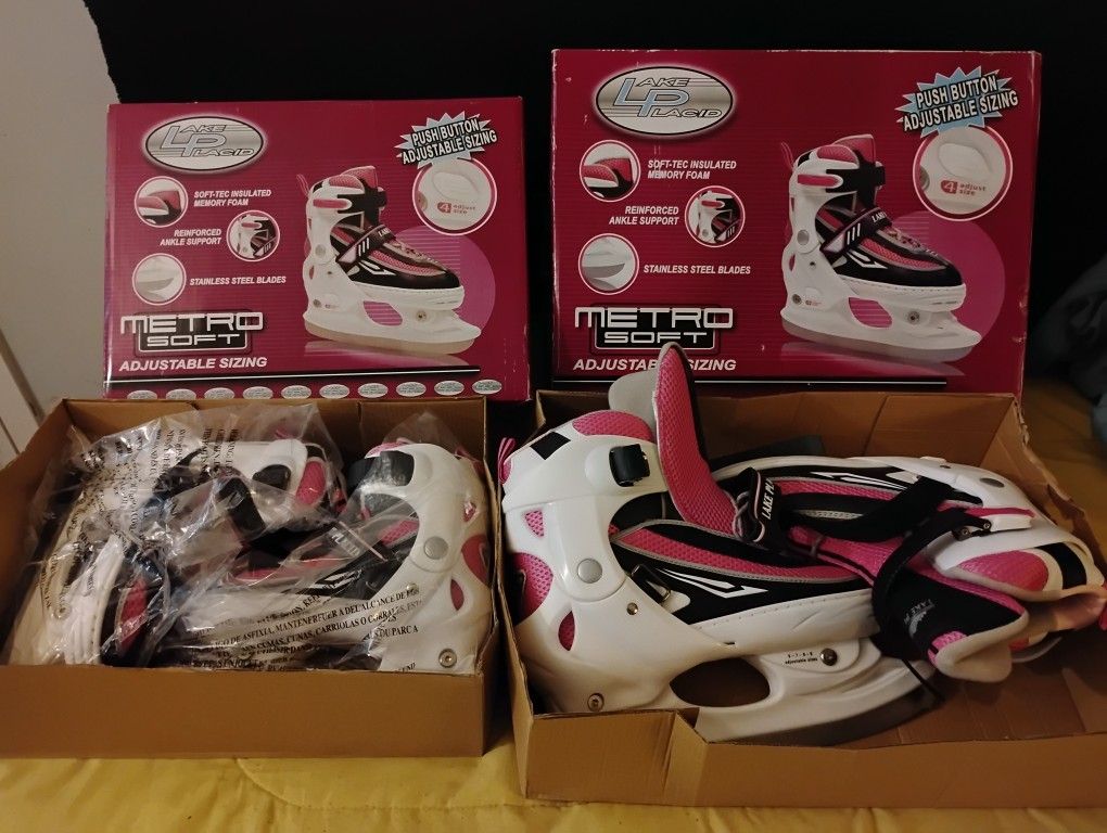2 Brand New Lake Placid Metro Soft Ice Skates