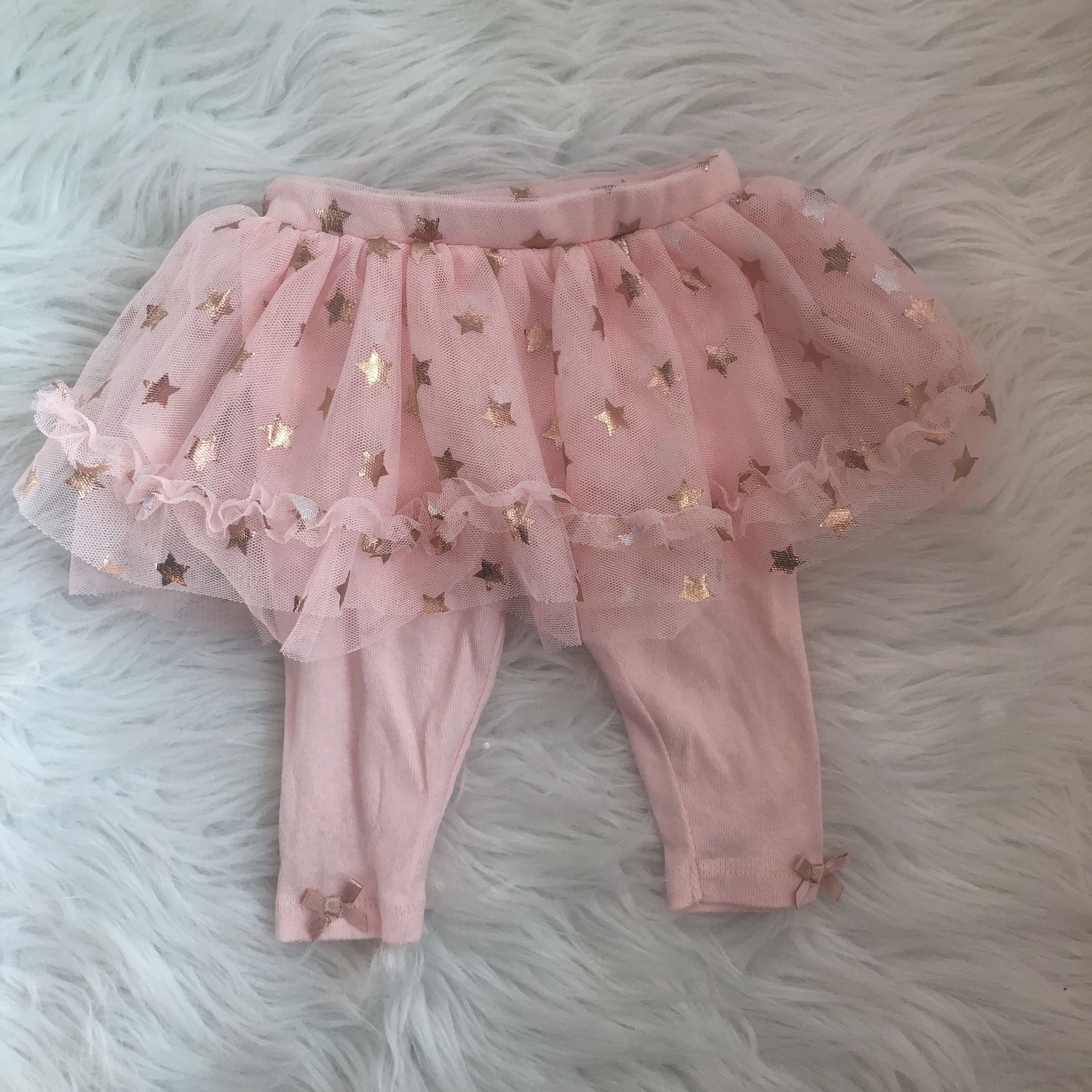 Mini x B 6M baby girl pants/leggings with cute tutu