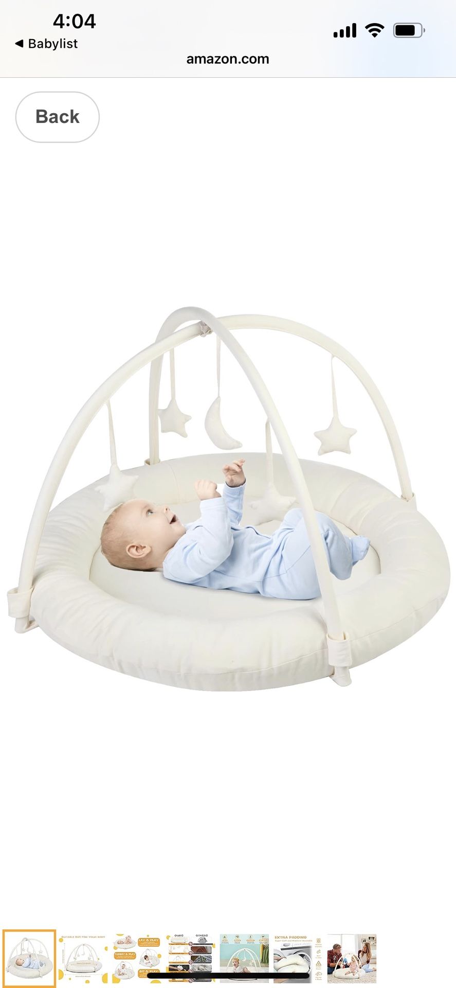 Baby Gym With Hanging Toys