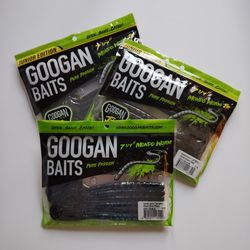 Googan Baits Mondo Worms 7.25" Pure Passion - Lot of 3