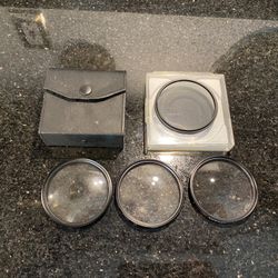 3 Digital Photography Quantaray Pro Lenses 67mm(+1 +2 +3) & 1 Polarizing Filter