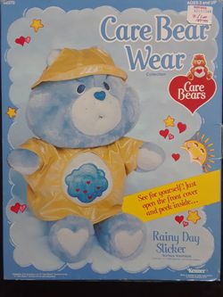 Rainy day care store bear
