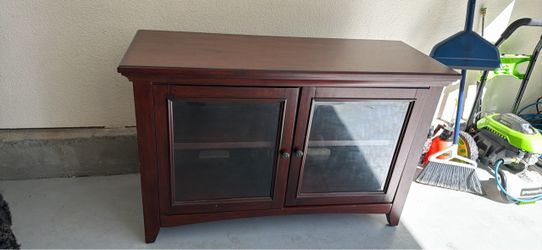 Solid wood tv console