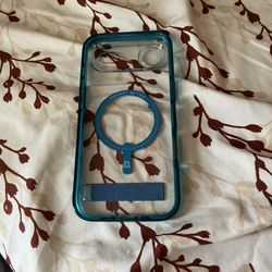 iPhone Air 17 Santa Cruz Snap for MagSafe Clear  Blue Phone Case with Stand