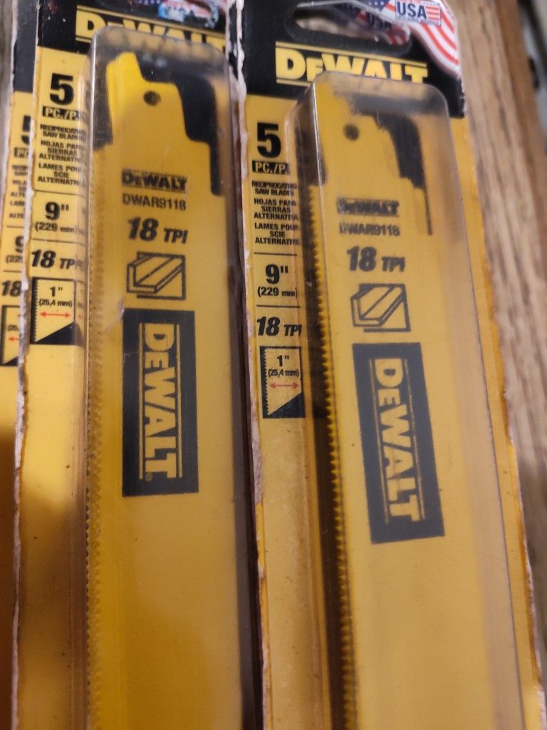 DeWalt Sawzall Blades 9"Inch