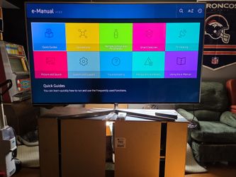 75" Samsung smart tv