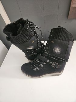 Women's Winter Mid-Calf Boots Size 9
