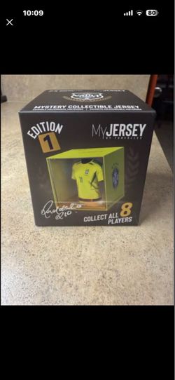Ronaldinho golden secret rare myjersey by fancollex brazil 2002 world cup gold