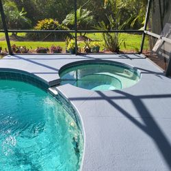 Painting Pool Deck 