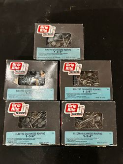 Grip Rite 1-3/4" Electro Galvanized Roofing Nails