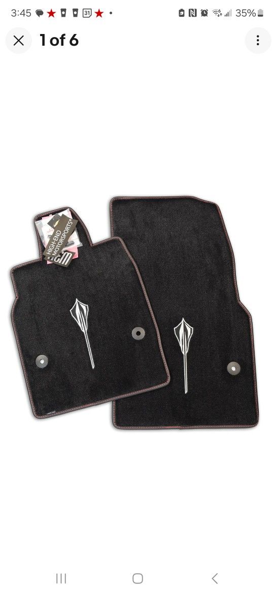 C-8 Stingray Floor Mats