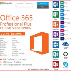 Microsoft Office Lifetime Newest Version USB