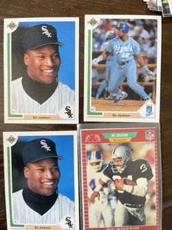 Bo Jackson Cards 4 Total 