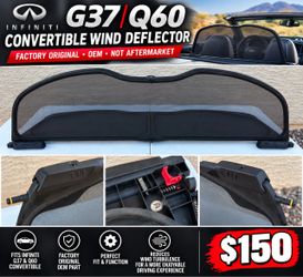 INFINITI G37 Q60 Convertible Wind Deflector
