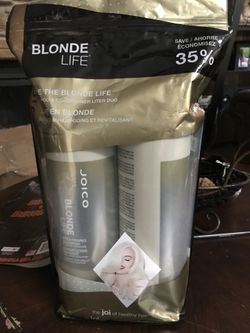 Joico Blonde shampoo and conditioner