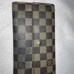 Louis Vuitton checkered wallet