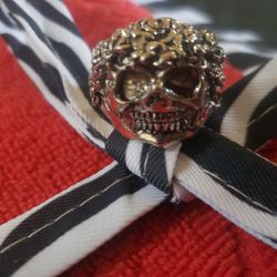 Men's Skull Brains 🧠 Bikers Ring