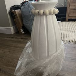Off White Boho Vase 